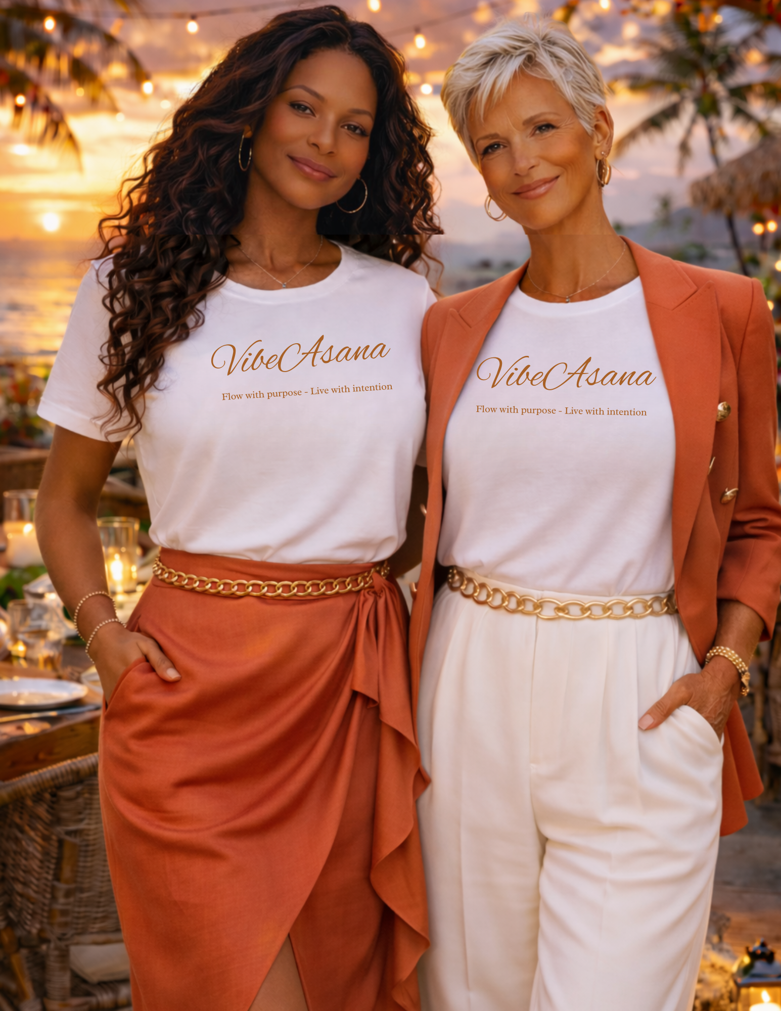 Vibe Asana T-Shirt for Women | Flow With Purpose Live With Intention Tee | Yoga Lifestyle Shirt | Mindful Graphic Tee | Wellness Apparel