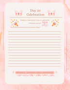 She Heals - 30 Day Guided Healing Journal  "Print + Digital Bundle"