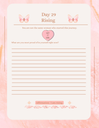 She Heals - 30 Day Guided Healing Journal  "Print + Digital Bundle"