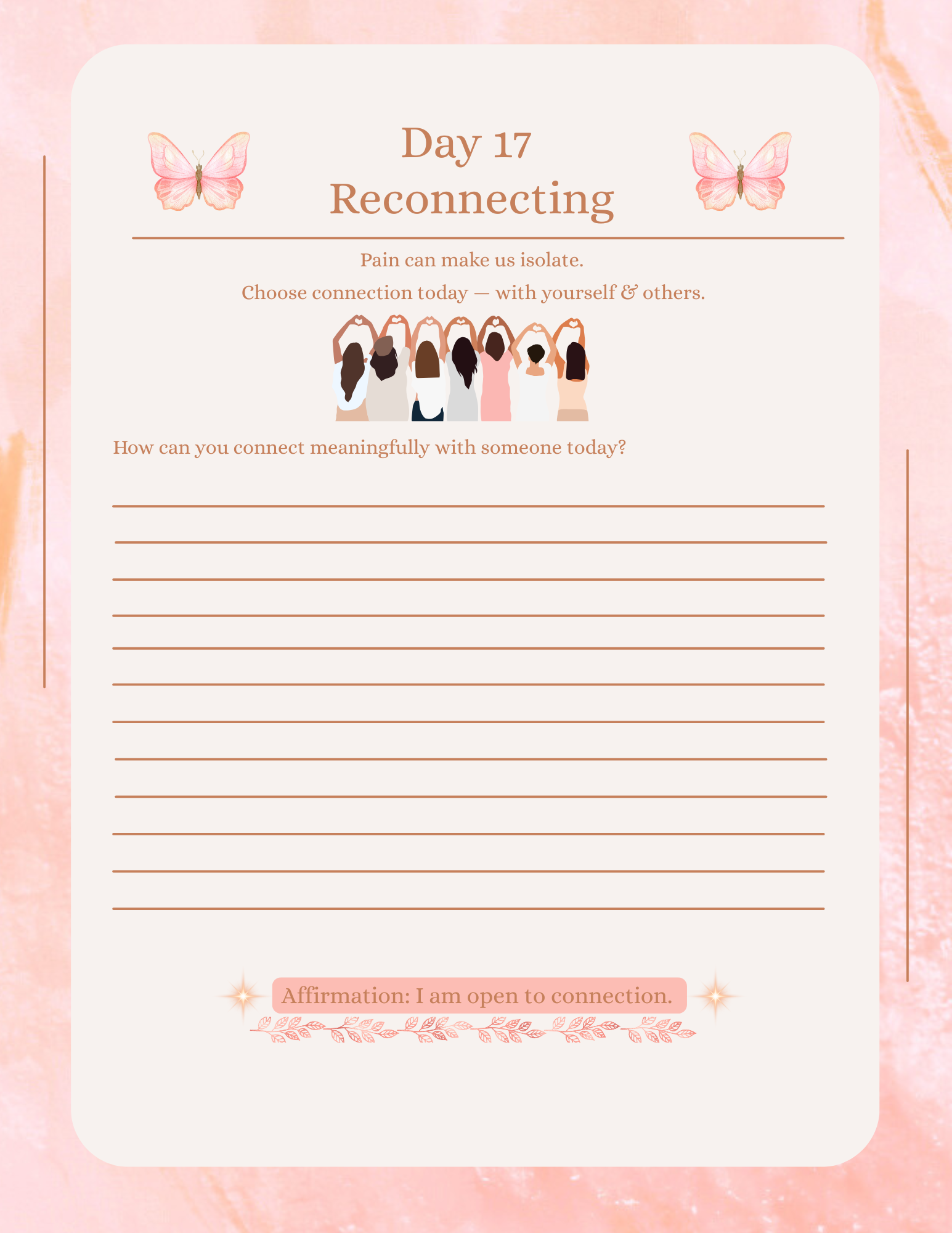 She Heals - 30 Day Guided Healing Journal  "Print + Digital Bundle"