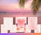 She Heals 30 Day Guided Healing Journal with daily prompts for emotional wellness and self-reflection"