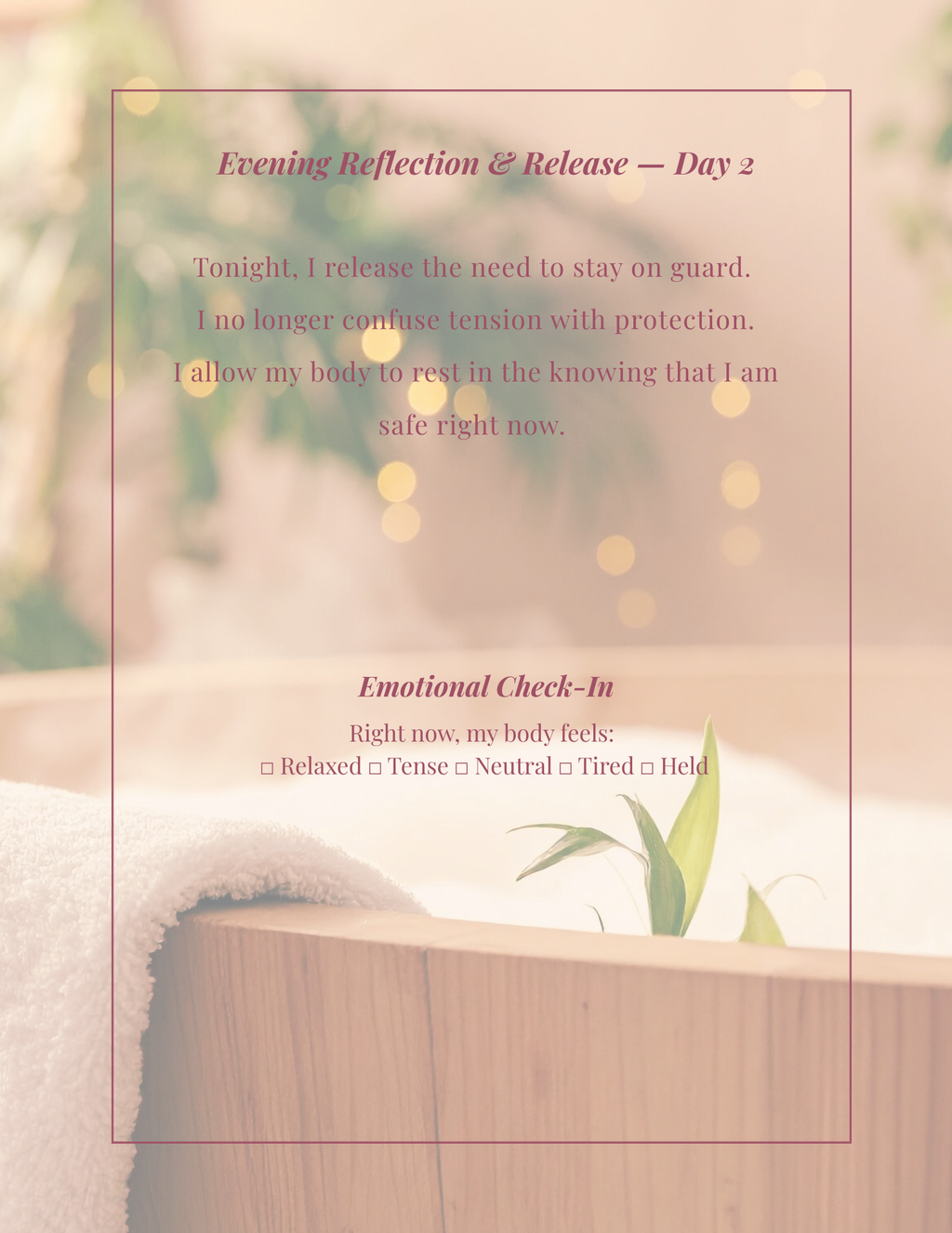 7-Day Morning & Evening Ritual Planner - A Gentle Return to Yourself " Print + Digital Bundle'