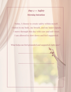 7-Day Morning & Evening Ritual Planner - A Gentle Return to Yourself " Print + Digital Bundle'