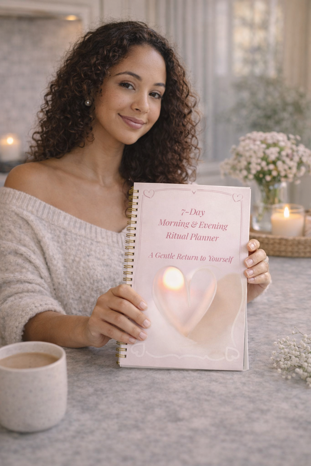 7-Day Morning & Evening Ritual Planner - A Gentle Return to Yourself " Print + Digital Bundle'